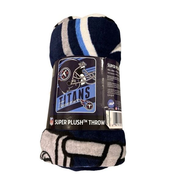 Northwest NFL Micro Raschel Throw Blanket - Tennessee Titans 46IN. X 60 IN. - Picture 1 of 3